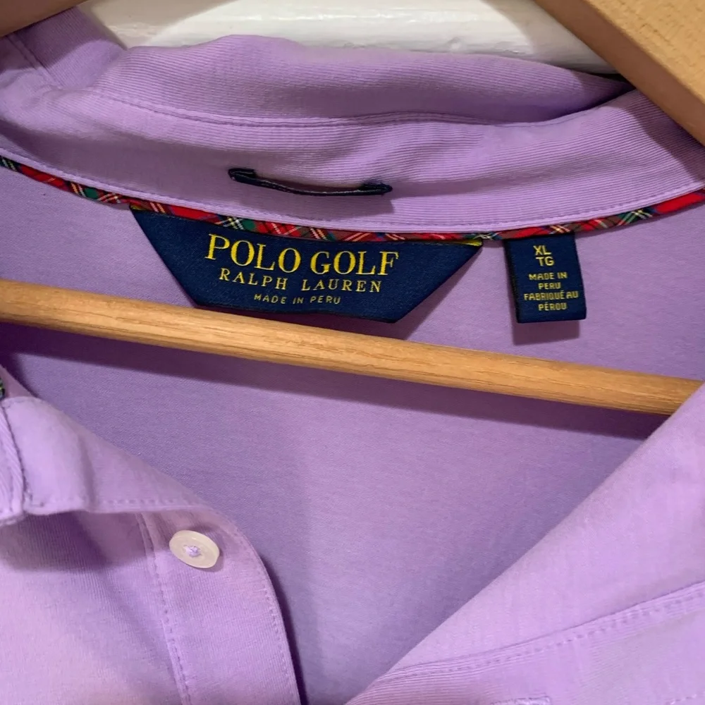 Ralph Lauren Polo Short Sleeved Sz XL Purple EUC